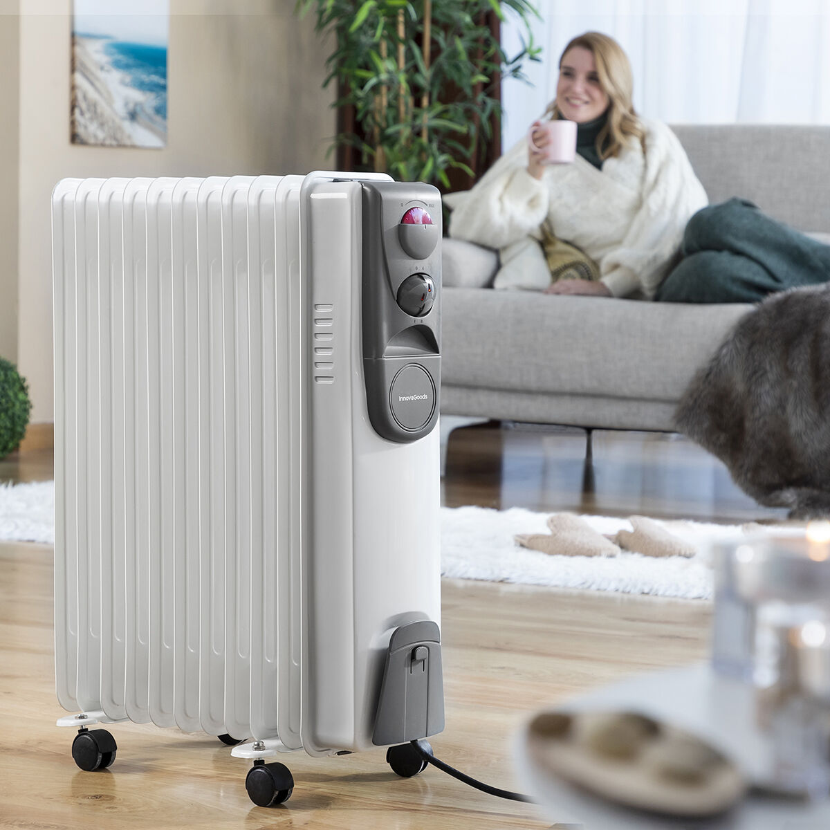 Olieradiator Oileven InnovaGoods 2500 W (11 kamers)