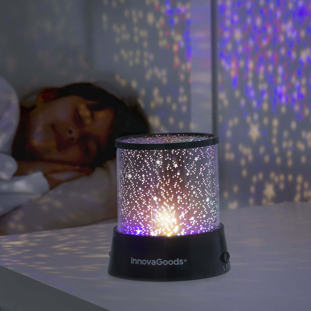 Sterrenprojector met Ledlicht Vezda InnovaGoods