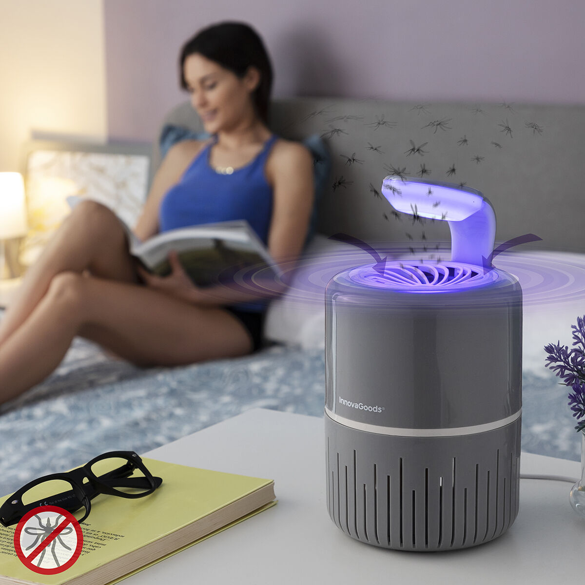 Antimuggenzuiglamp KL Drain InnovaGoods